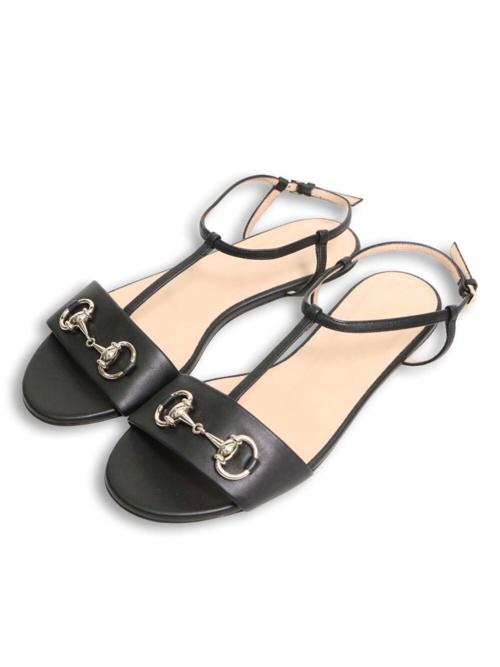 Gucci Horsebit T Strap Sandals